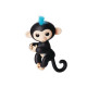 Ручна мавпочка на бат. Happy Monkey інтерактивна (чорний)