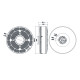 Мотор T-Motor U10 II KV100 1600W для коптеров