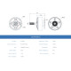 Мотор T-Motor F40 PRO III 2306.5 1600KV 4-6S для коптеров (серый)