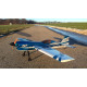 Літак радіокерований Precision Aerobatics XR-52 1321мм KIT (синій)