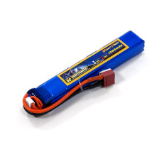 Аккумулятор для страйкбола Giant Power (Dinogy) Li-Pol 1300 мАч 11.1 В 130x21x18 мм T-Plug 25C