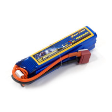 Аккумулятор для страйкбола Giant Power (Dinogy) Li-Pol 1300 мАч 11.1 В 96x20x24 мм T-Plug 25C