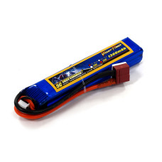 Аккумулятор для страйкбола Giant Power (Dinogy) Li-Pol 1300 мАч 7.4 В 103x20x16 мм T-Plug 25C