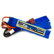 Аккумулятор для страйкбола Giant Power (Dinogy) Li-Pol 1000 мАч 11.1 В 103x20x5,5 мм T-Plug 25C