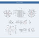Мотор T-Motor AS2312 KV1150 3-4S 357W для самолетов