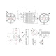 Мотор T-Motor AS2820 KV880 3-4S 626W для самолетов
