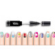 Дитячий лак-олівець для нігтів Malinos Creative Nails на водній основі (2 кольори Чорний + Блакитний)