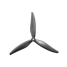 Пропеллеры нейлон GemFan 8040-3 армированные карбоном 1CW+1CCW (черный)