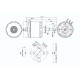 Мотор T-Motor AT5330A KV220 3600W 12S для самолетов 25-30CC