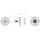 Мотор T-Motor F100 2810 1100KV 6S для коптеров
