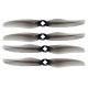 Пропеллеры GemFan Long Range 5126-2 2мм+M5 поликарбонат 2CCW+2CW (Clear Gray)
