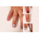 Дитячий лак-олівець для нігтів Malinos Creative Nails на водній основі (2 кольори Білий + Малиновий)
