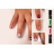 Дитячий лак-олівець для нігтів Malinos Creative Nails на водній основі (2 кольори Морський хвилі + Рожевий)