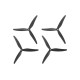 Пропеллеры GemFan 7535-3 армированный нейлон 2CCW+2CW (черный)