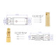 50 шт - Коннекторы AMASS PLUG 4.0MM Male