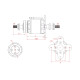 Мотор EMAX GT3526/04 KV870 4S для самолетов