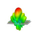 Антенна 5.5GHz Maple патч 17dB SMA