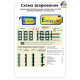 Аккумуляторная сборка 6S4P Energy Life 16800 мАч Moliсel 21700-P42A Li-Ion 10AWG без коннектора (001)